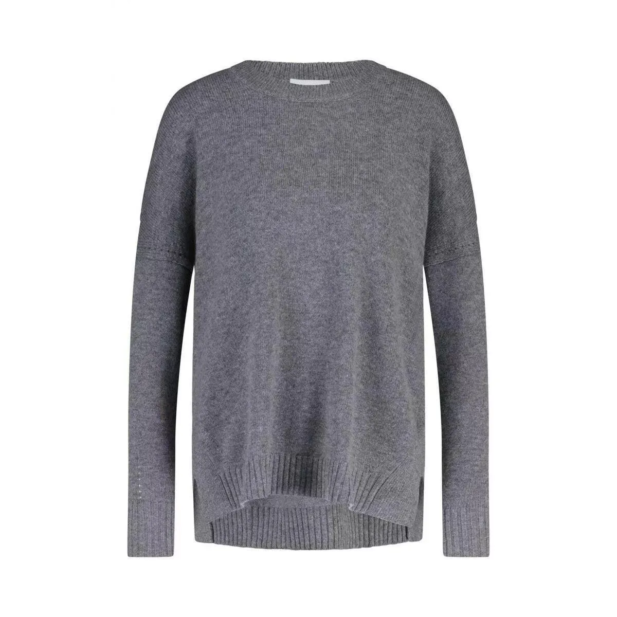 van Kukil - Pullover Trinity aus Kaschmir 47701901443418 - Größe XS - dark gray – Bild 4
