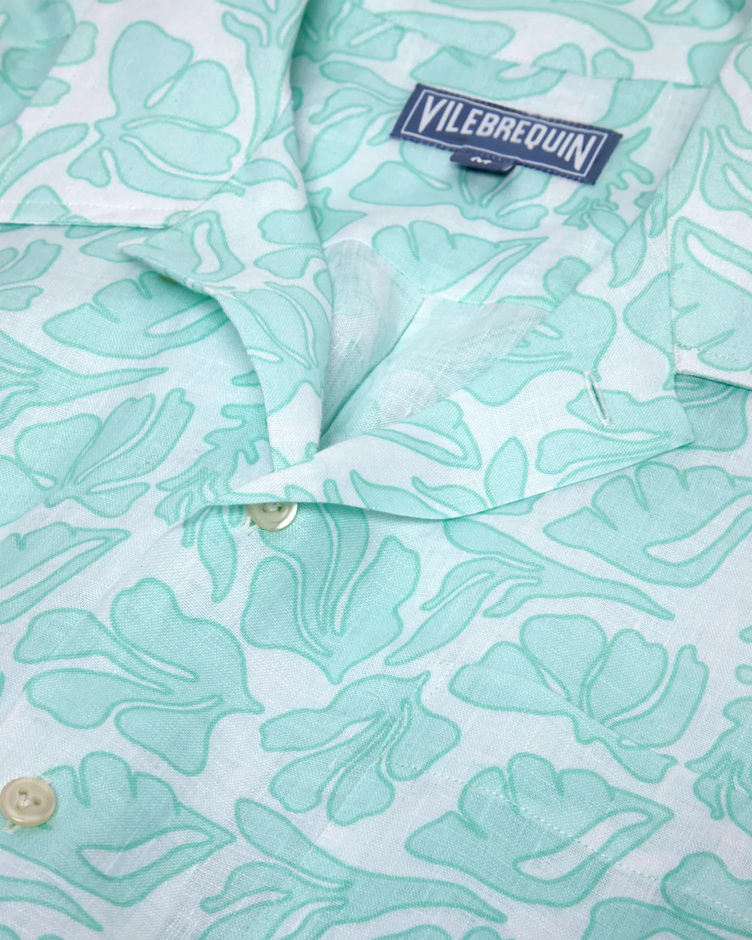 Vilebrequin - Seashells Bowling-hemd Aus Leinen Für Herren - Hemd - Charli - Weiss - Größe XXXL – Bild 7