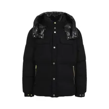 Moose Knuckles - Feather Down Jacket With Design And Functional Poc - Größe XL - schwarz Moose Knuckles - Feather Down Jacket With Design And Functional Poc - Größe XL - schwarz