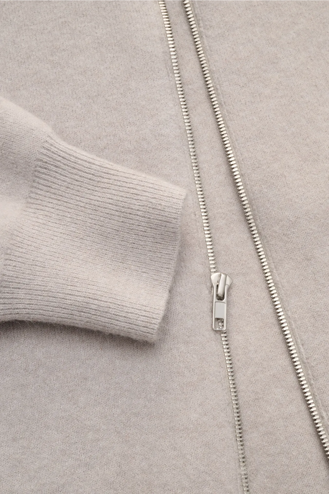 Kiefermann - Herren - Strickjacke 'Fabions' hellgrau meliert – Bild 3