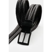 Veneta Cinture - Herren - Flechtgürtel schwarz