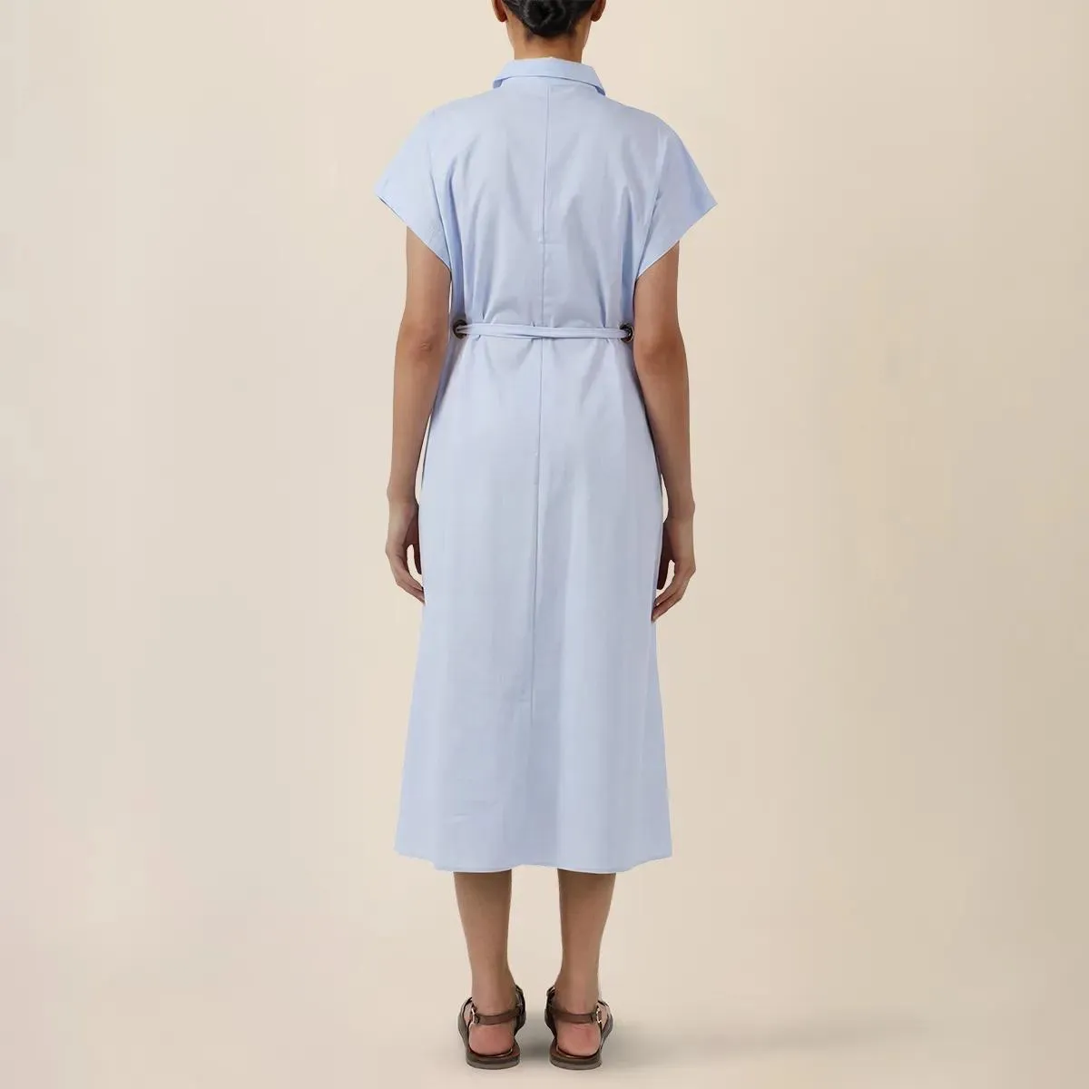 Apart - Midi Kleid - Größe 40 - blau – Bild 3