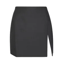 Andamane - Fitted Black Mini Skirt With Subtle Slit Detail - Größe 40 - schwarz Andamane - Fitted Black Mini Skirt With Subtle Slit Detail - Größe 40 - schwarz