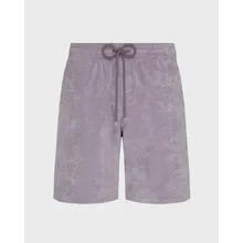 Vilebrequin - Jacquard-bermudashorts Aus Frottee - Bermuda - Bolide - Violett - Größe M Vilebrequin - Jacquard-bermudashorts Aus Frottee - Bermuda - Bolide - Violett - Größe M