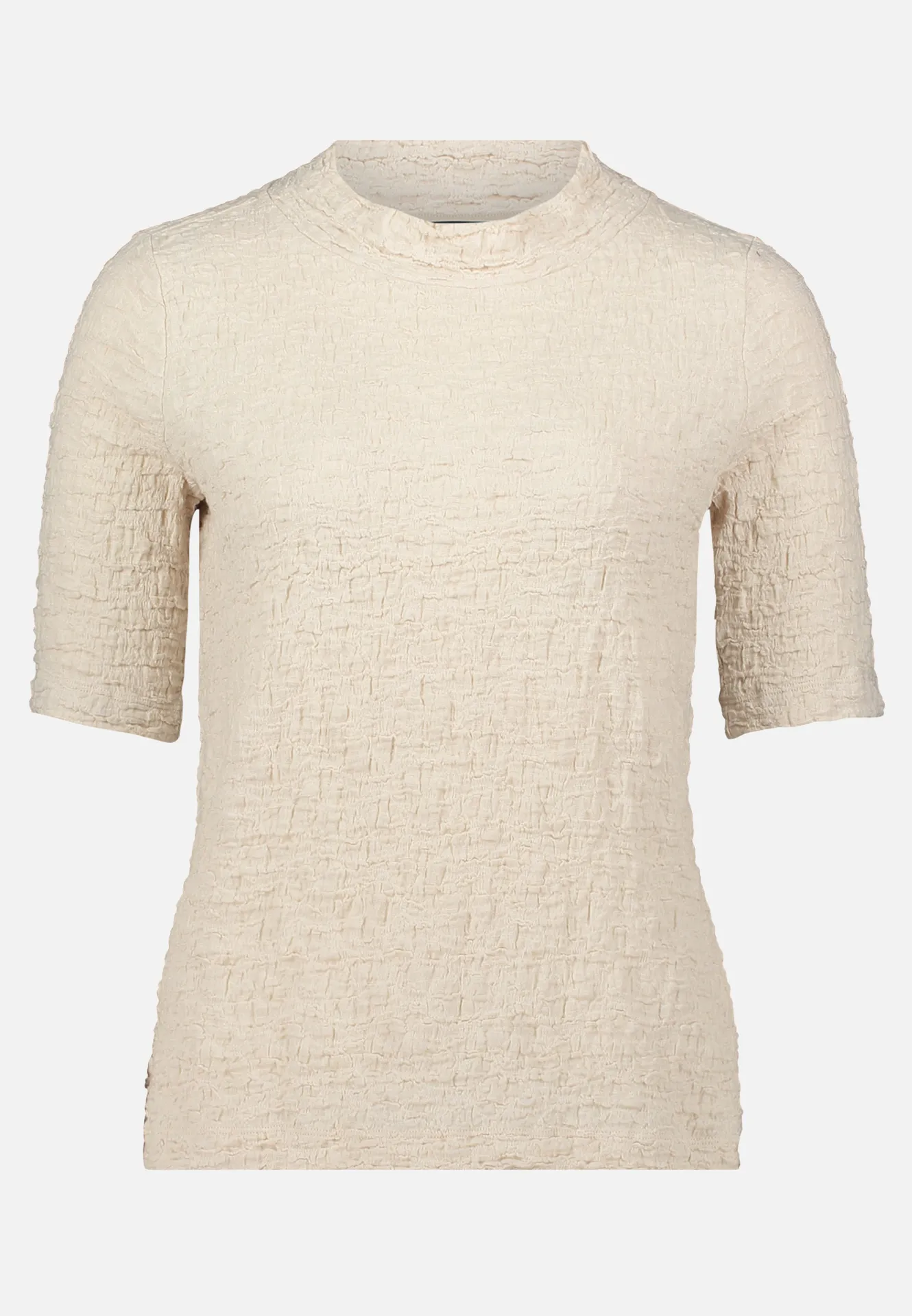 Strukturshirt mit Stehkragen – Bild 3