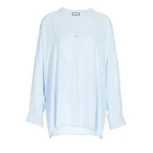 SEM PER LEI - Bluse 1 Knopf - Größe 38 - blau SEM PER LEI - Bluse 1 Knopf - Größe 38 - blau