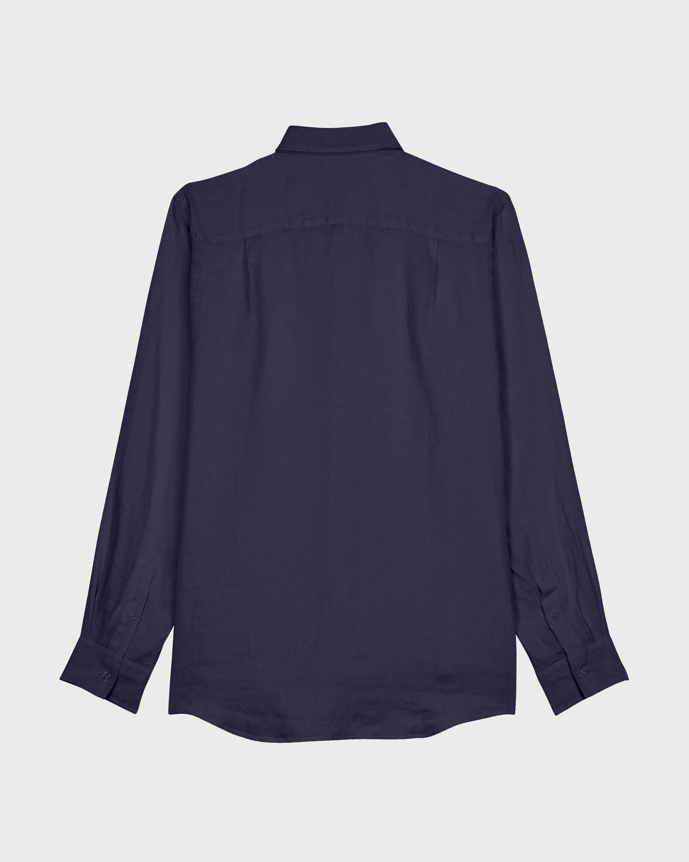 Vilebrequin - Turtle Monogram Hemd Aus Leinen Und Baumwolle Für Herren - Hemd - Caroubis - Blau - Größe S – Bild 2