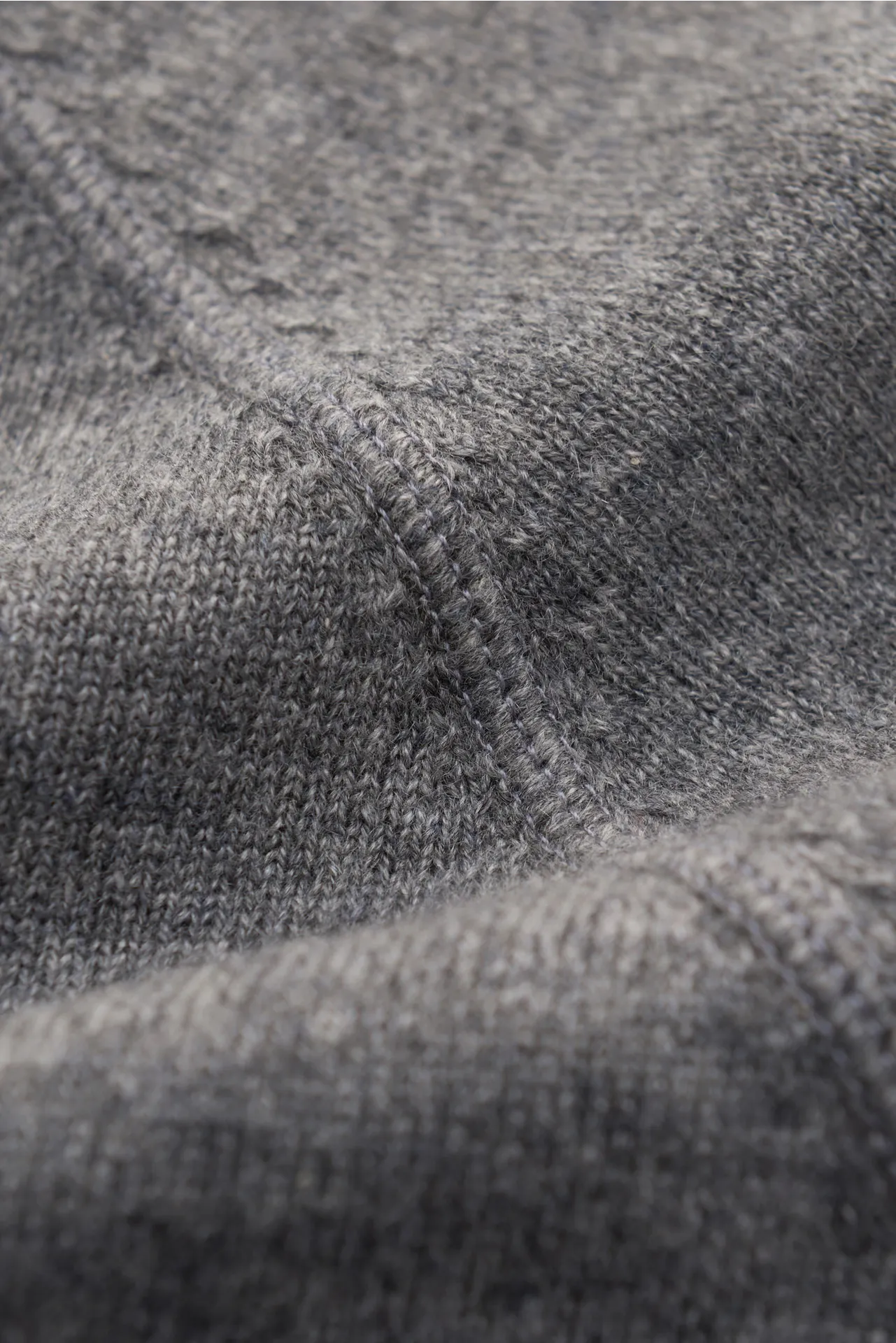 von Braun - Herren - Cashmere Rundhalspullover grau meliert – Bild 4