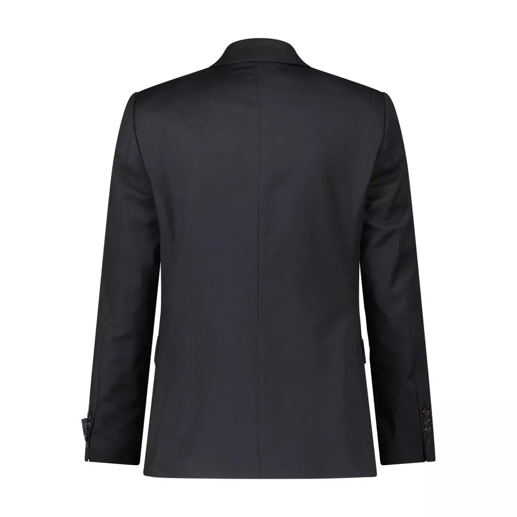 JOOP! - Slim-Fit Sakko Herby aus Wolle - Größe 102 - schwarz – Bild 3