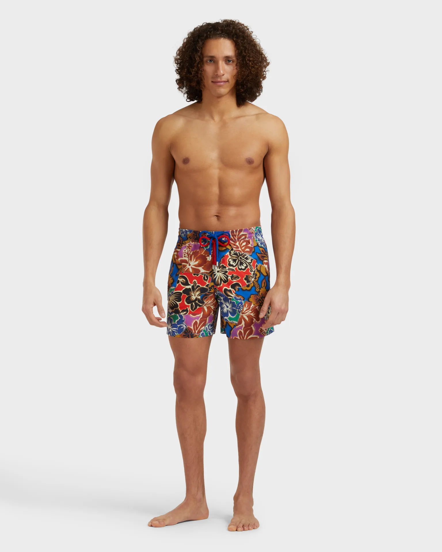 Vilebrequin - Men Swim Shorts Hawaiian Patchwork - Vbq X Palm Angels - Bademode - Moorea - Blau - Größe XS – Bild 3