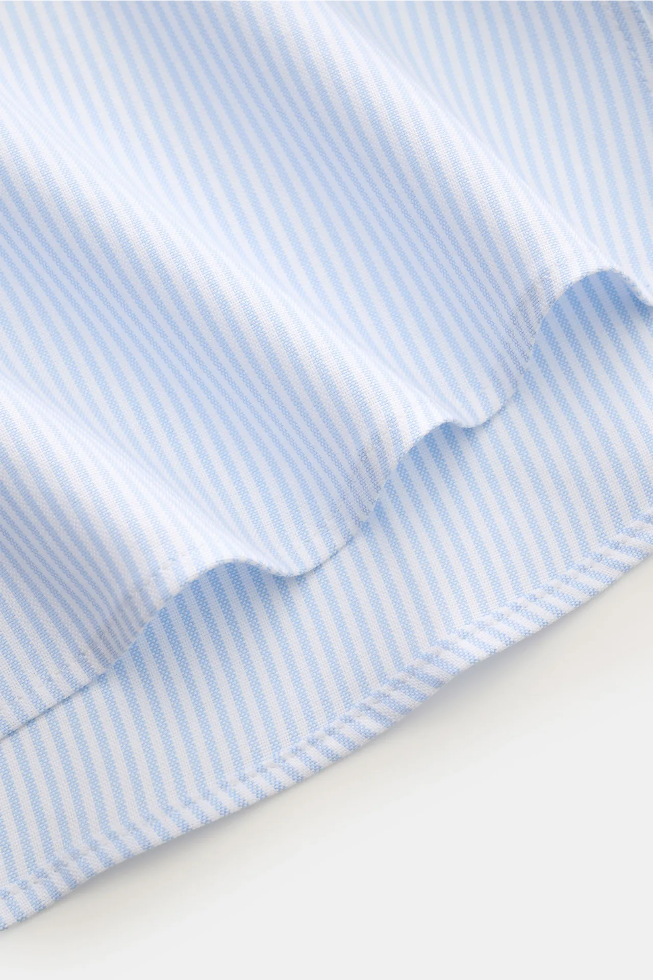 Ami Paris - Herren - Oxford-Hemd Button-Down-Kragen hellblau/weiß gestreift – Bild 5