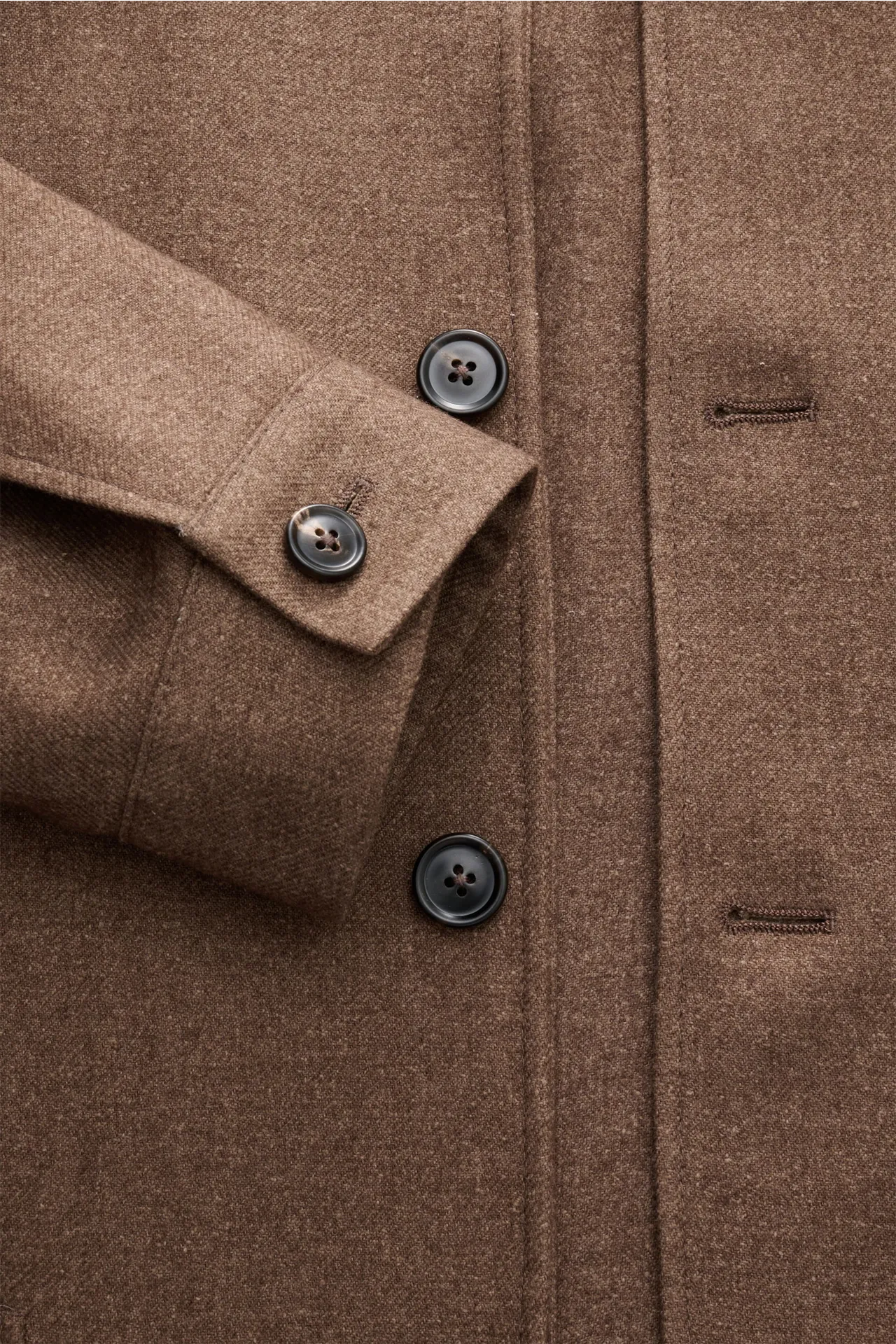 Zegna - Herren - Jacke braun meliert – Bild 4