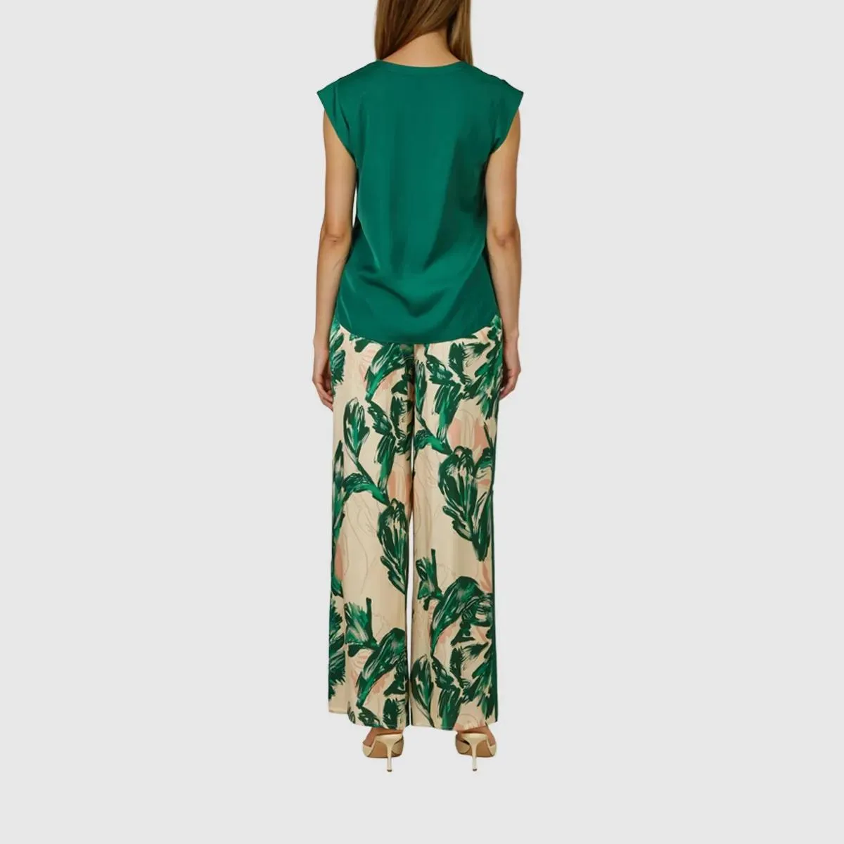 Marc Aurel - Pyjamahose - Größe 34 - grün – Bild 2