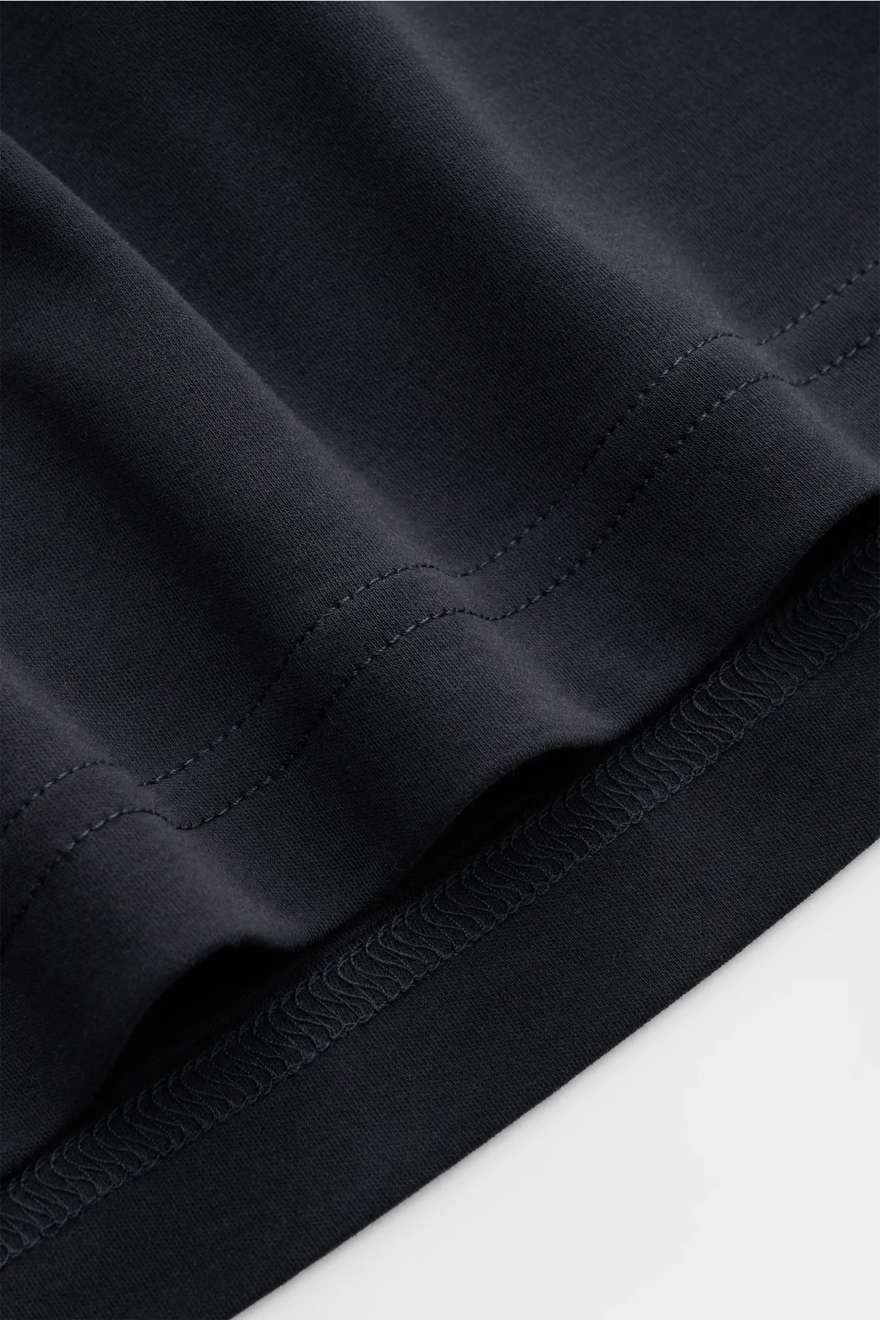 Stefan Brandt - Herren - Rundhals-Longsleeve 'Sea Island Eli' dark navy – Bild 4