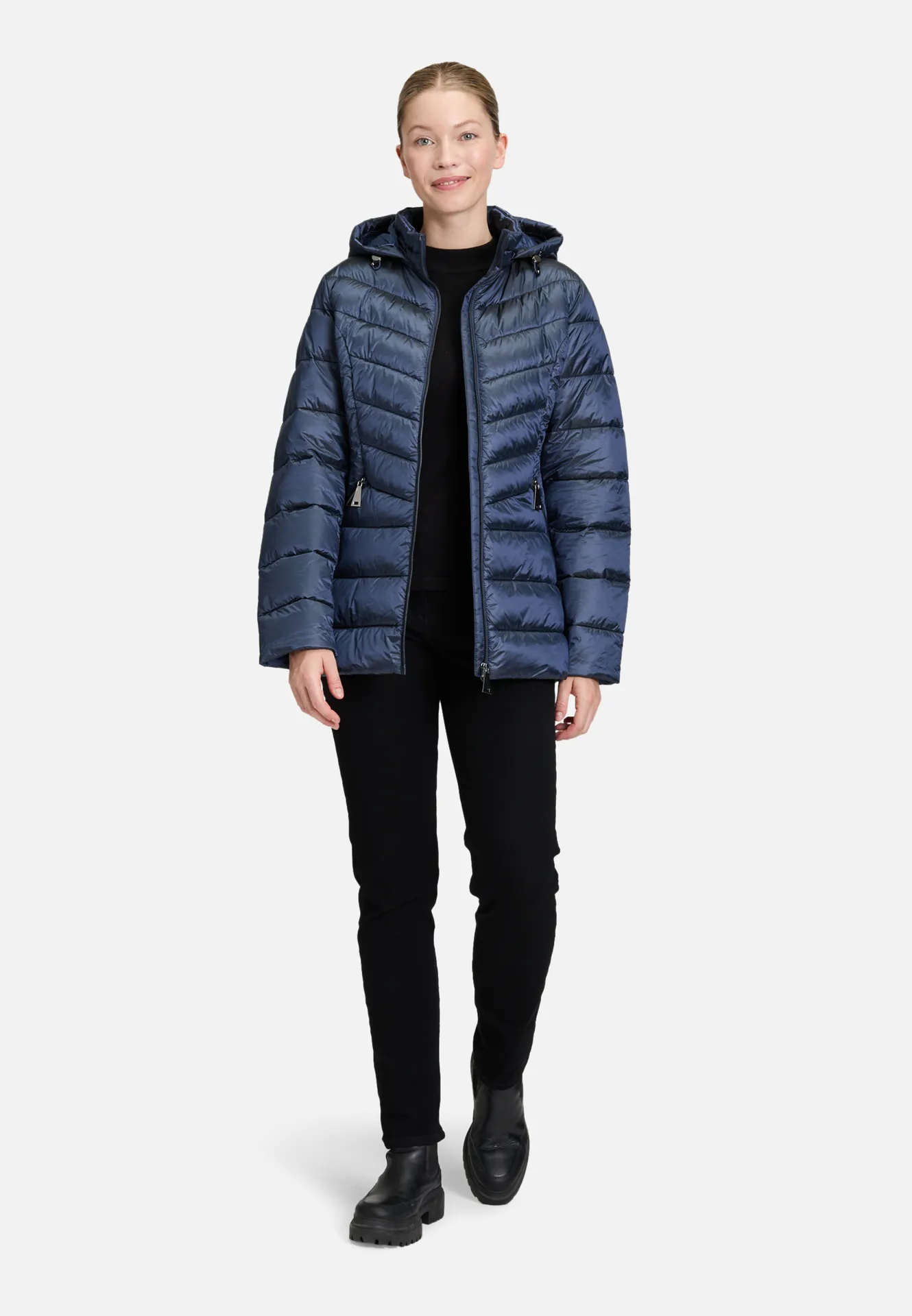 Outdoorjacke mit abnehmbarer Kapuze – Bild 2