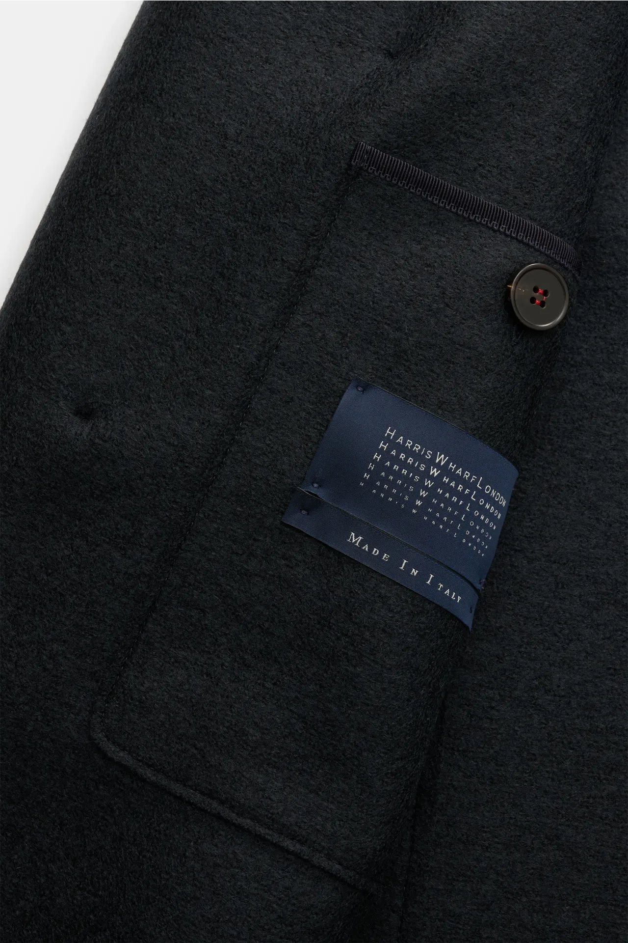 Harris Wharf London - Herren - Wollmantel dark navy – Bild 5
