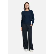 Kaschmir-Strickjacke mit Rippbündchen