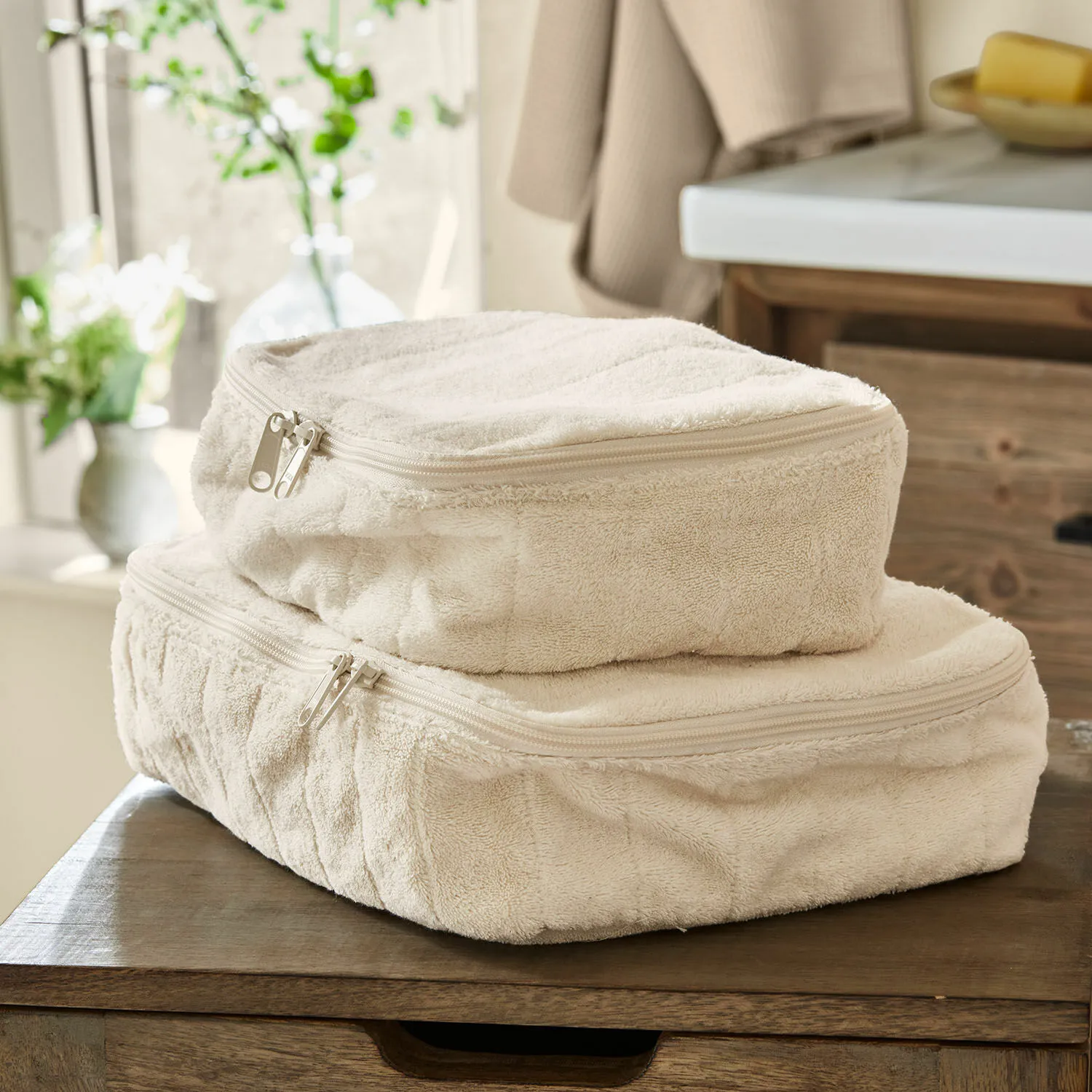 Kosmetiktasche 2er Set Invarel – Bild 4