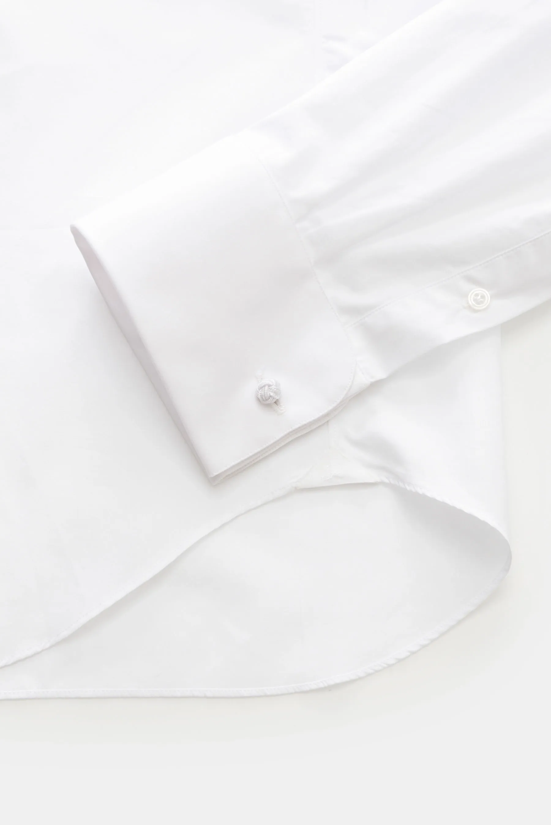 Finamore - Herren - Smokinghemd 'Luciano' Kläppchen-Kragen weiß – Bild 3