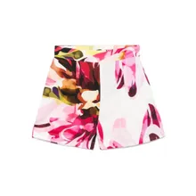 AMOTEA - Abstract Floral Shorts With Tailored Fit - Größe 40 - weiß AMOTEA - Abstract Floral Shorts With Tailored Fit - Größe 40 - weiß