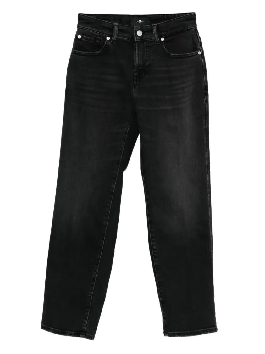 Seven for all Mankind - Classic Black Jeans With Five-Pocket Design - Größe 27 - schwarz Seven for all Mankind - Classic Black Jeans With Five-Pocket Design - Größe 27 - schwarz