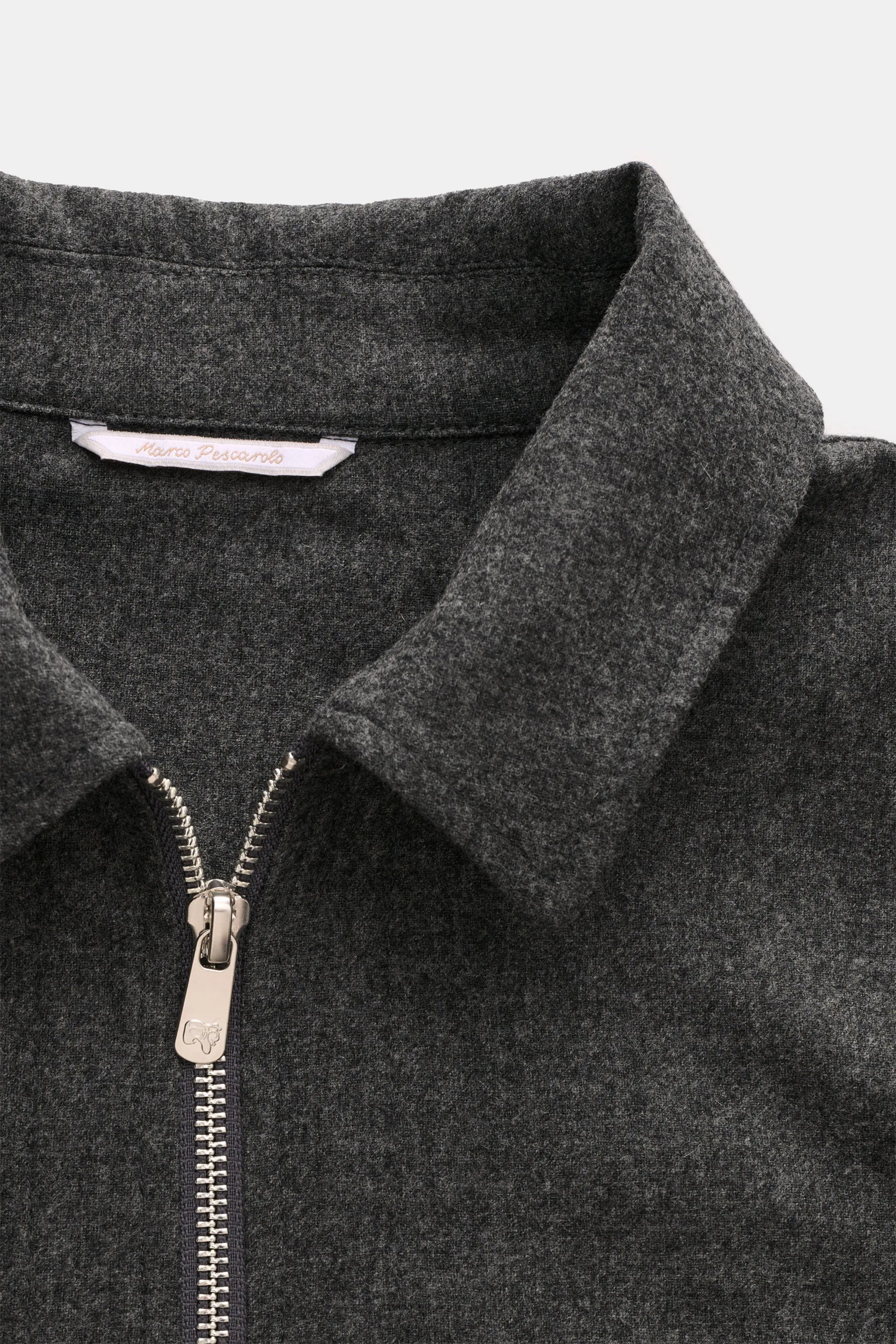 Marco Pescarolo - Herren - Overshirt 'Urus' dunkelgrau meliert – Bild 2