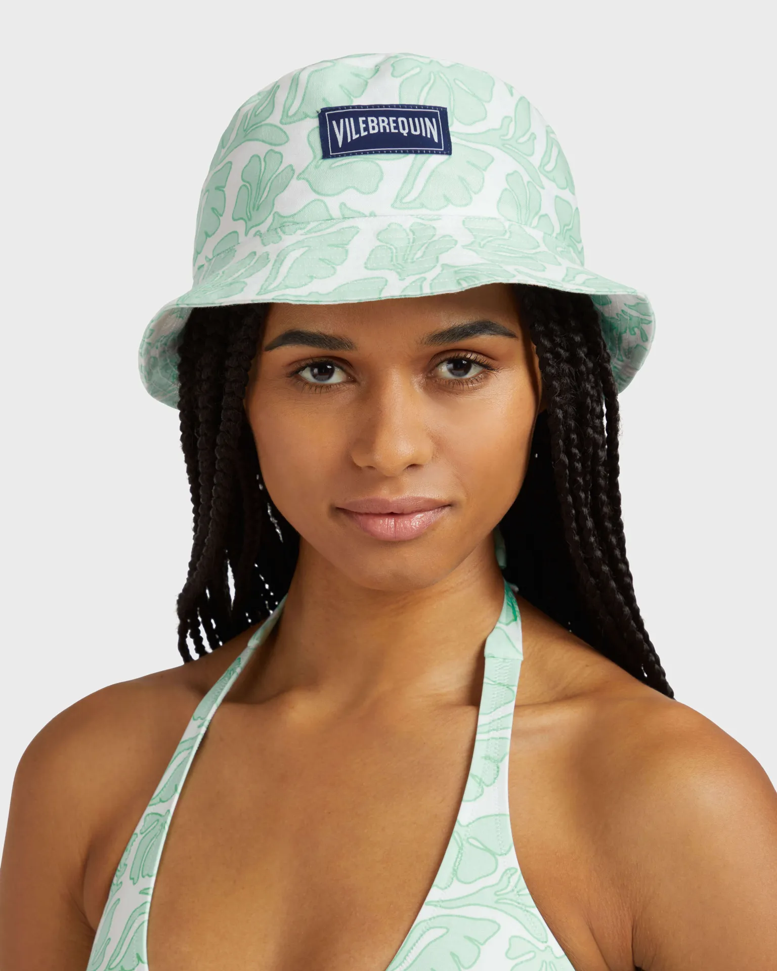 Vilebrequin - Seashells Unisex-fischerhut Aus Leinen - Hut - Boheme - Weiss - Größe XS/S – Bild 3