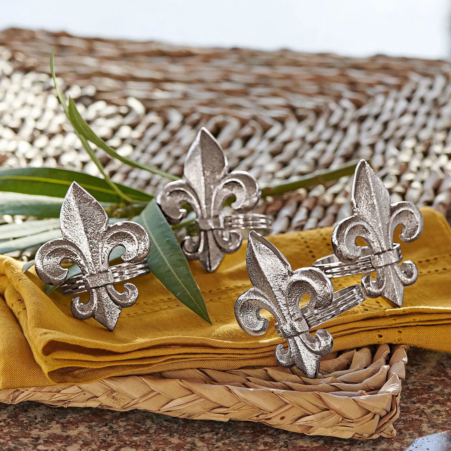 Serviettenring 4er Set Fleur De Lis Serviettenring 4er Set Fleur De Lis