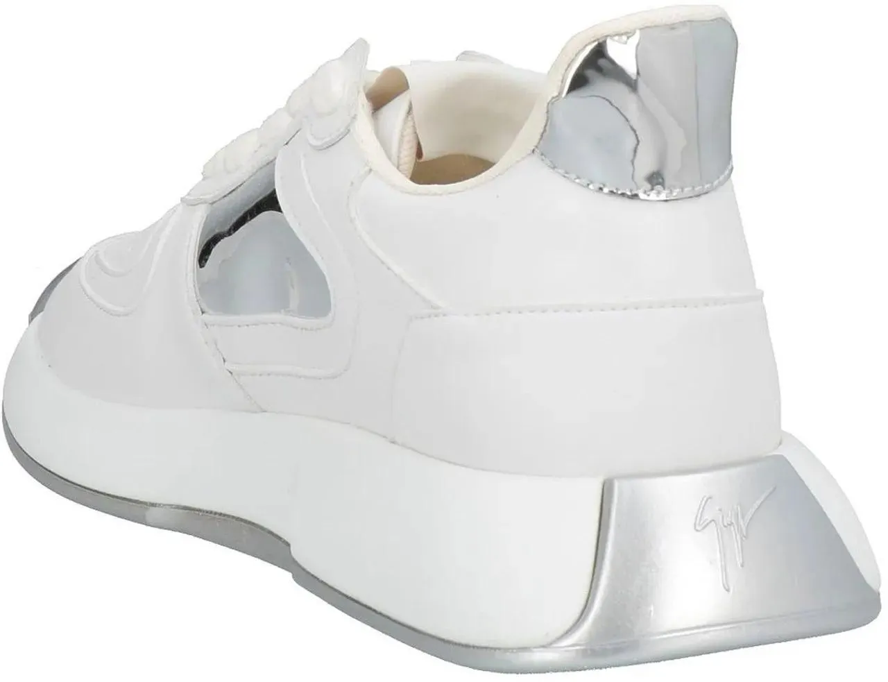 Giuseppe Zanotti - Giuseppe Zanotti Leather Sneakers - Größe 42 - weiß – Bild 2