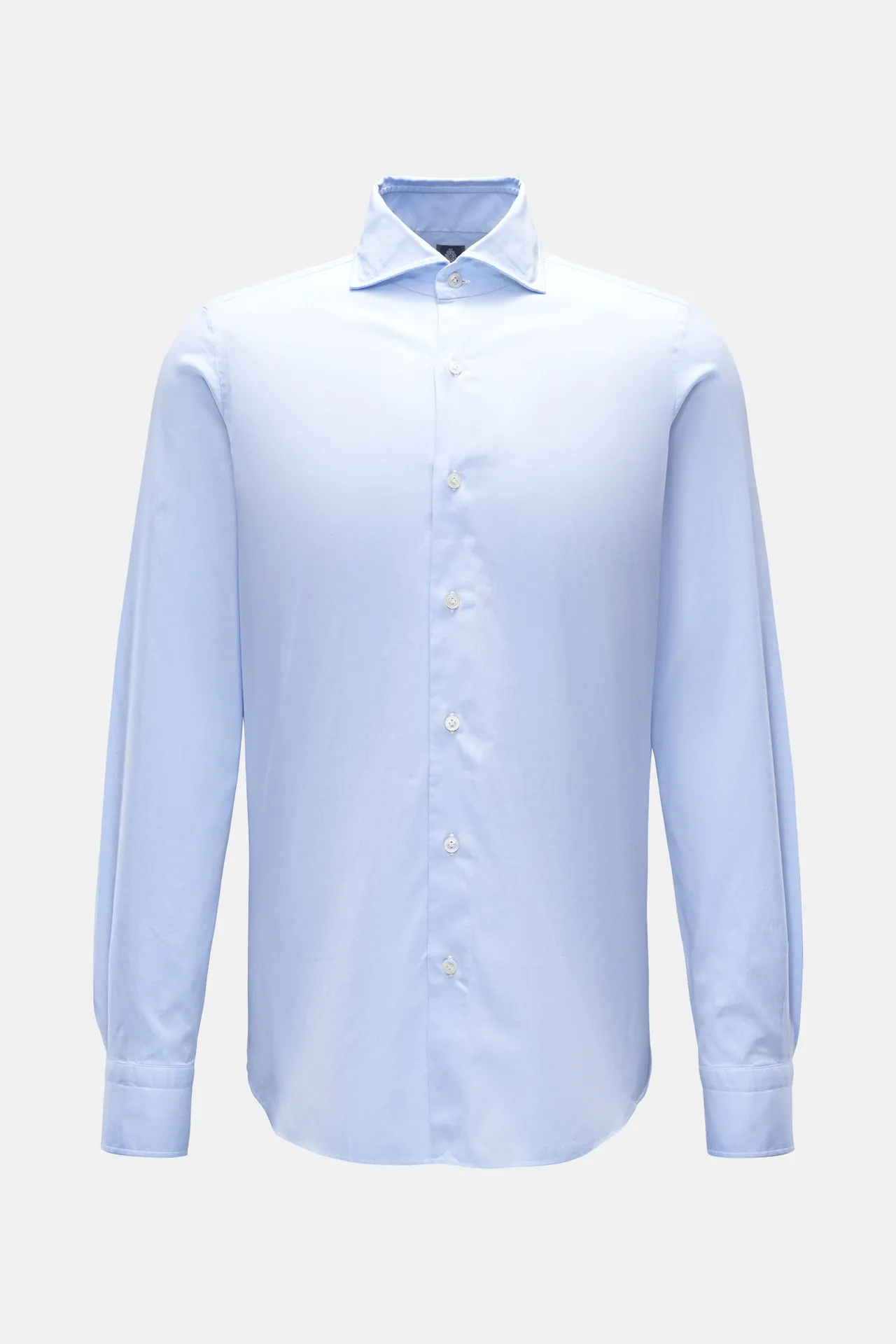 Finamore - Herren - Oxford-Hemd %27Napoli Eduardo%27 Haifisch-Kragen pastellblau Finamore - Herren - Oxford-Hemd %27Napoli Eduardo%27 Haifisch-Kragen pastellblau