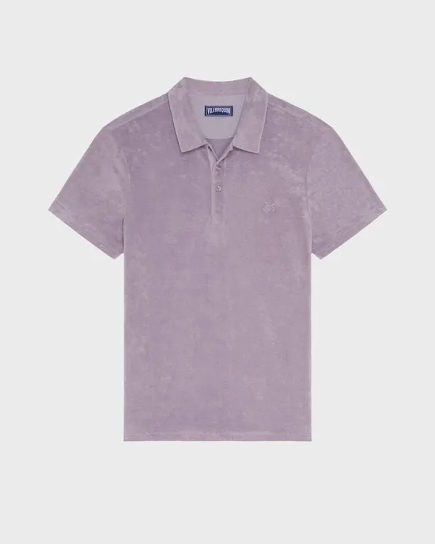 Vilebrequin - Solid Frottee-polohemd Für Herren - Polohemd - Phoenix - Violett - Größe L Vilebrequin - Solid Frottee-polohemd Für Herren - Polohemd - Phoenix - Violett - Größe L