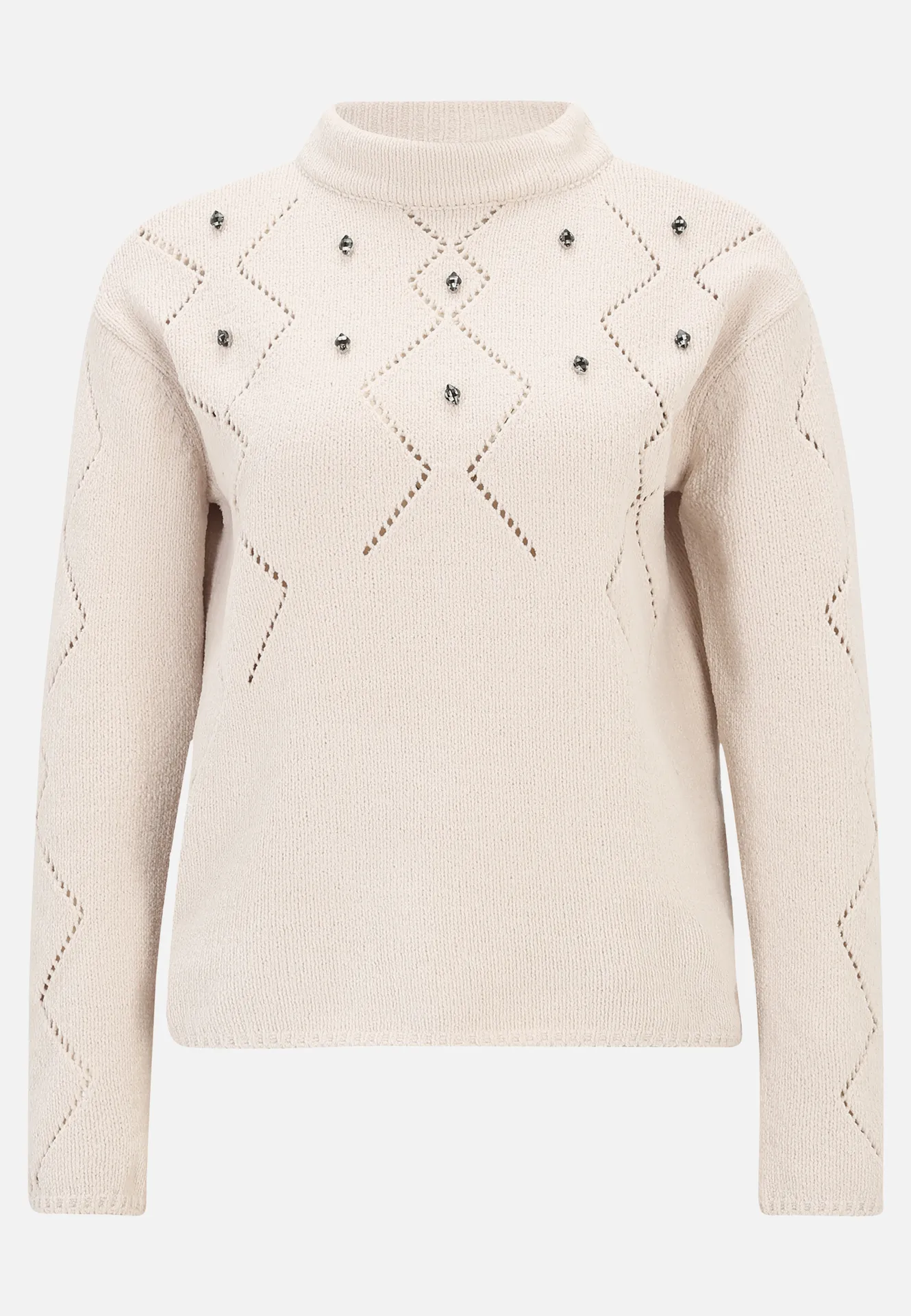 Strickpullover mit Schmucksteinen – Bild 3