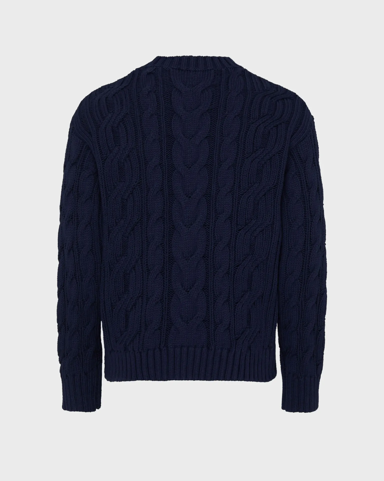 Vilebrequin - Herren Zopfmuster-baumwollpullover - Pullover - Philippe - Blau - Größe M – Bild 2