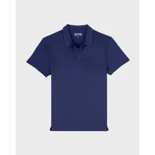 Vilebrequin - Einfarbiges Polohemd Aus Tencel Für Herren - Polohemd - Pirinol - Blau - Größe XL Vilebrequin - Einfarbiges Polohemd Aus Tencel Für Herren - Polohemd - Pirinol - Blau - Größe XL