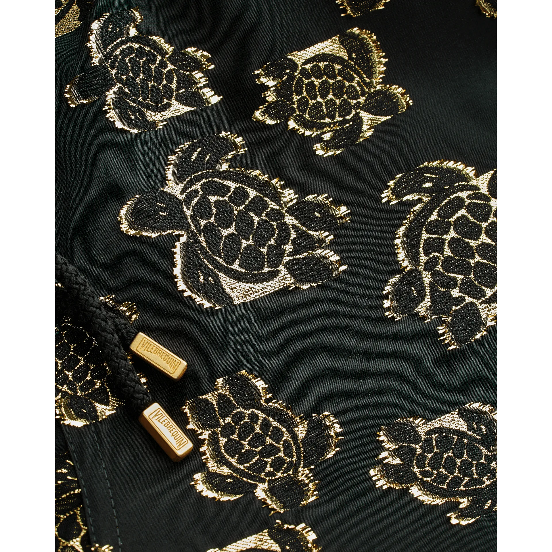 Vilebrequin Ronde Des Tortues Jacquard Badeshorts Für Herren - Moopea - Schwarz - Größe XXXL – Bild 5