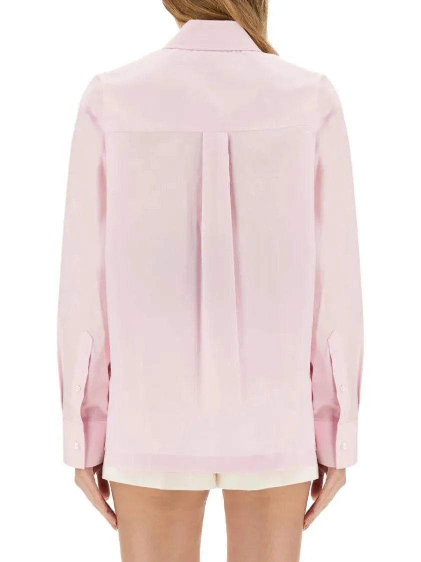 T by Alexander Wang - Cotton Shirt - Größe L - pink – Bild 3