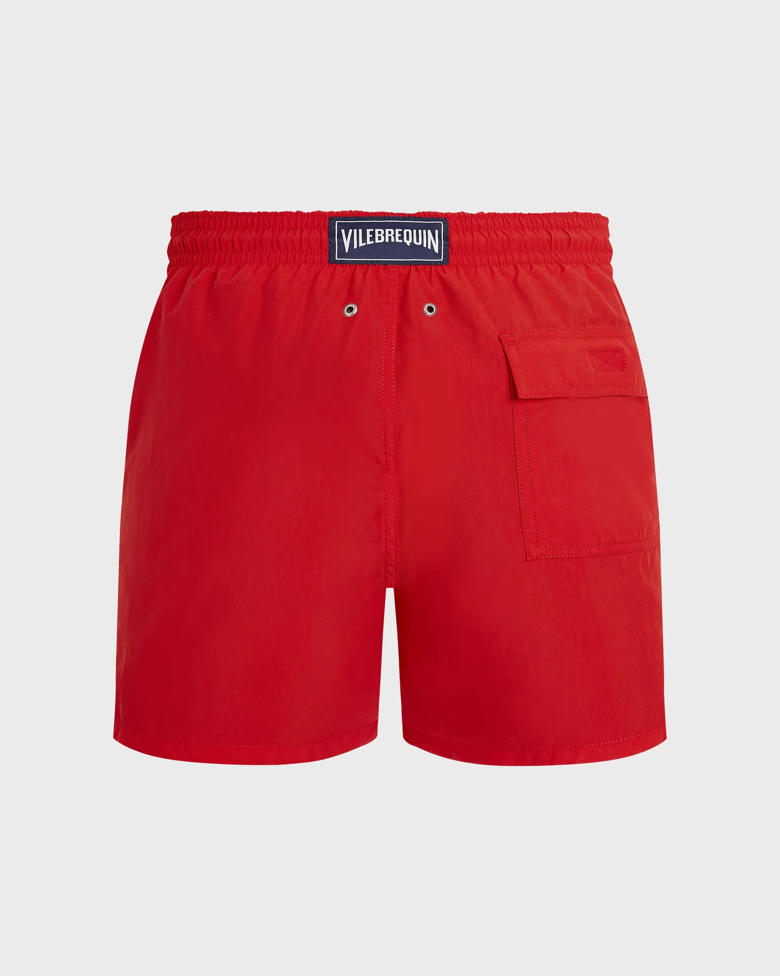 Vilebrequin - Solid Badeshorts Für Herren - Bademode - Moorea - Rot - Größe M – Bild 2