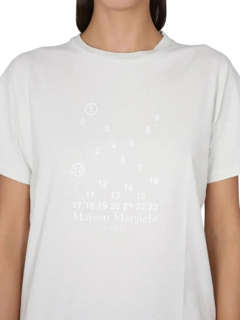 Maison Margiela - Crewneck T-Shirt - Größe S - weiß – Bild 2