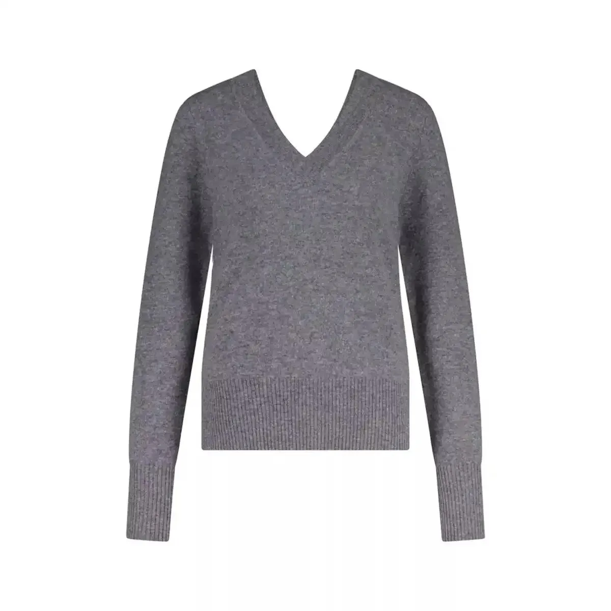 van Kukil - Kaschmir Pullover mit V-Ausschnitt 47701882470746 - Größe L - dark gray van Kukil - Kaschmir Pullover mit V-Ausschnitt 47701882470746 - Größe L - dark gray