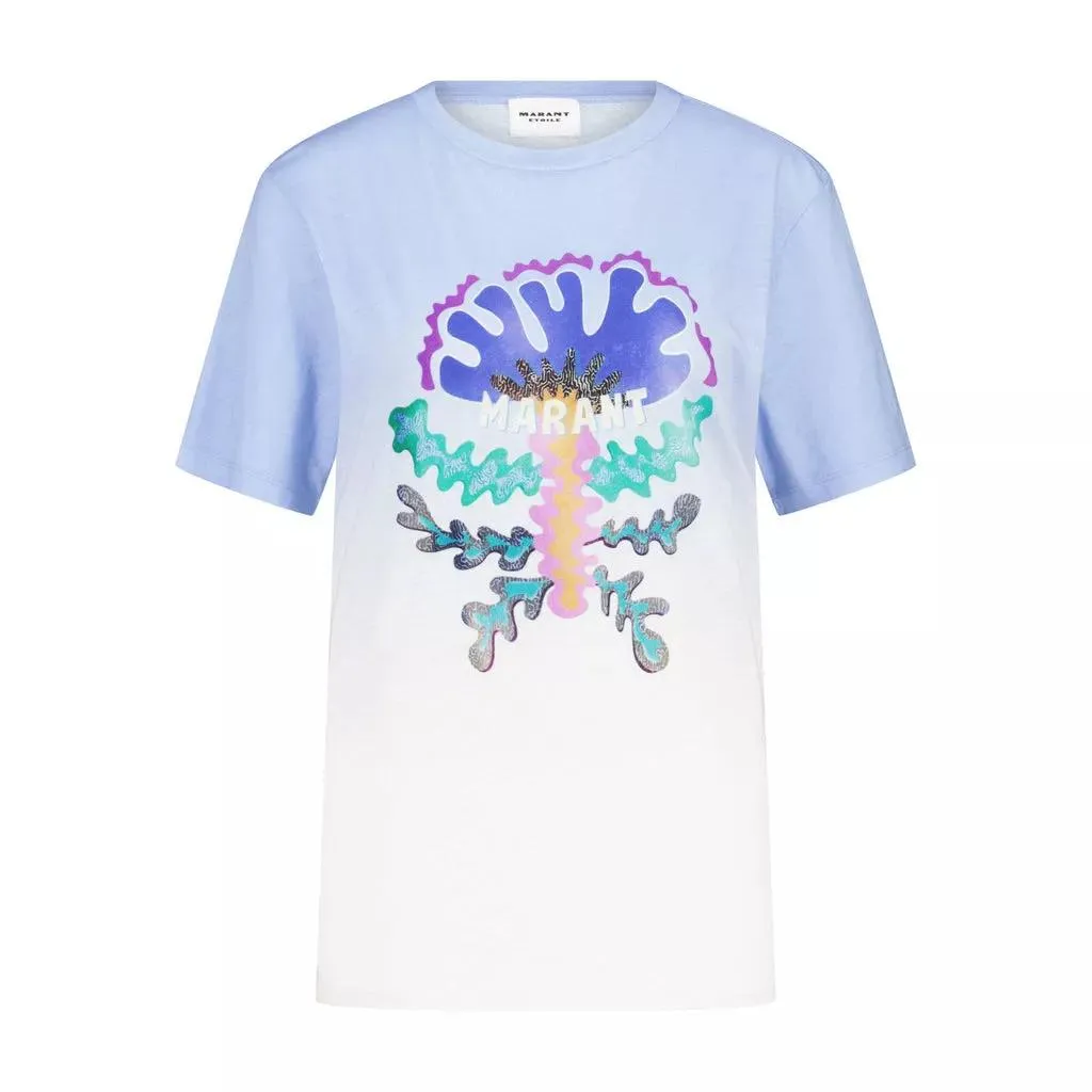 Isabel Marant - T-Shirt Zewel mit Print - Größe XS - quarz Isabel Marant - T-Shirt Zewel mit Print - Größe XS - quarz
