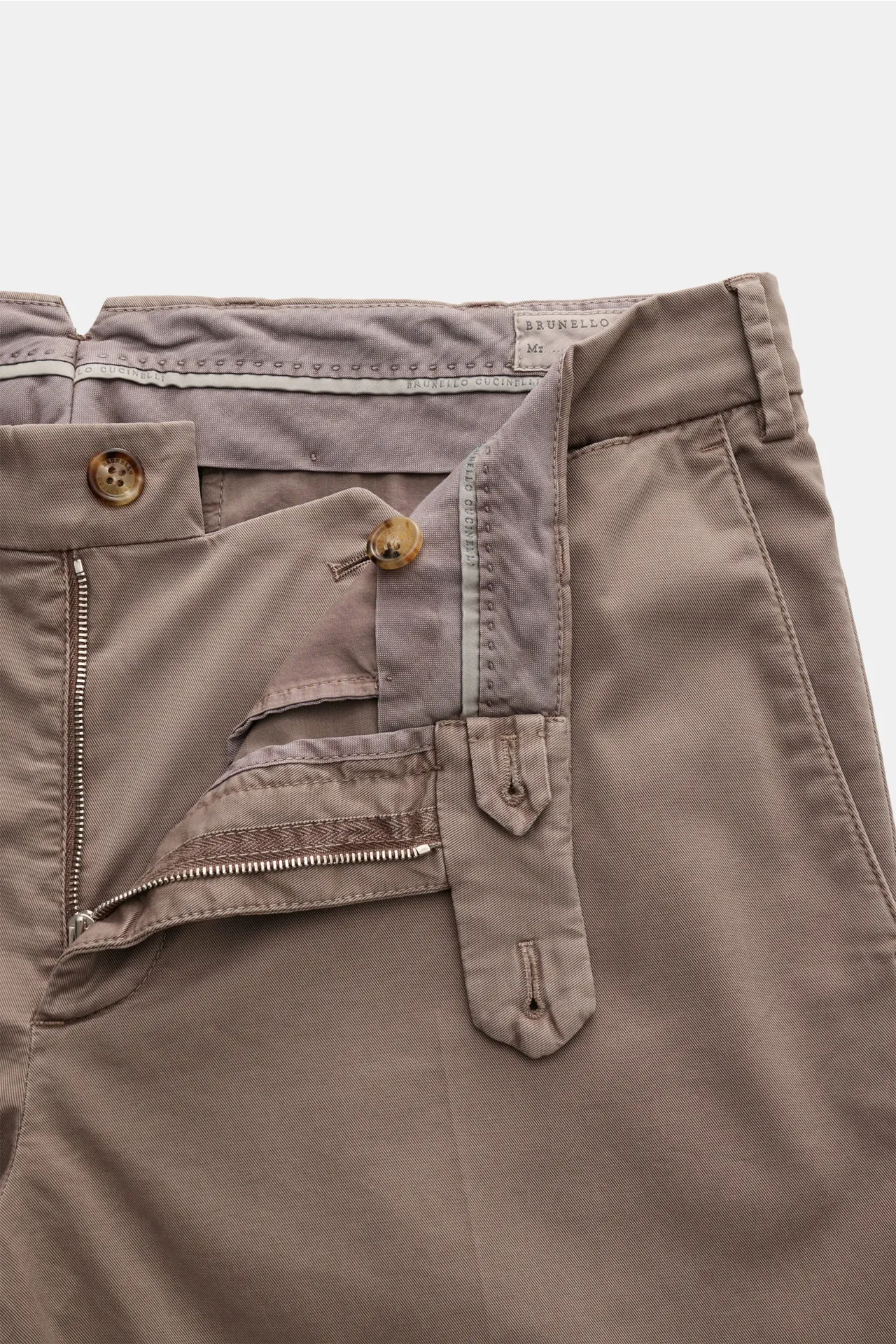 Brunello Cucinelli - Herren - Chino 'Italian Fit' taupe – Bild 4