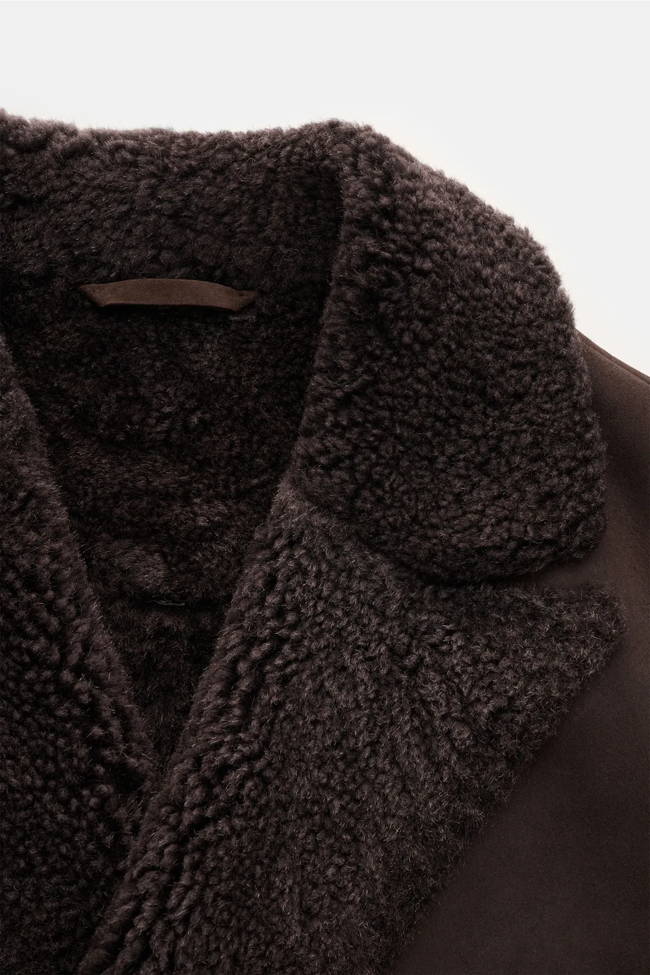 Manzoni 24 - Herren - Lammfellmantel dunkelbraun – Bild 3