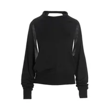 Ramael - Cut Out Insert Top Sweater - Größe M - schwarz Ramael - Cut Out Insert Top Sweater - Größe M - schwarz