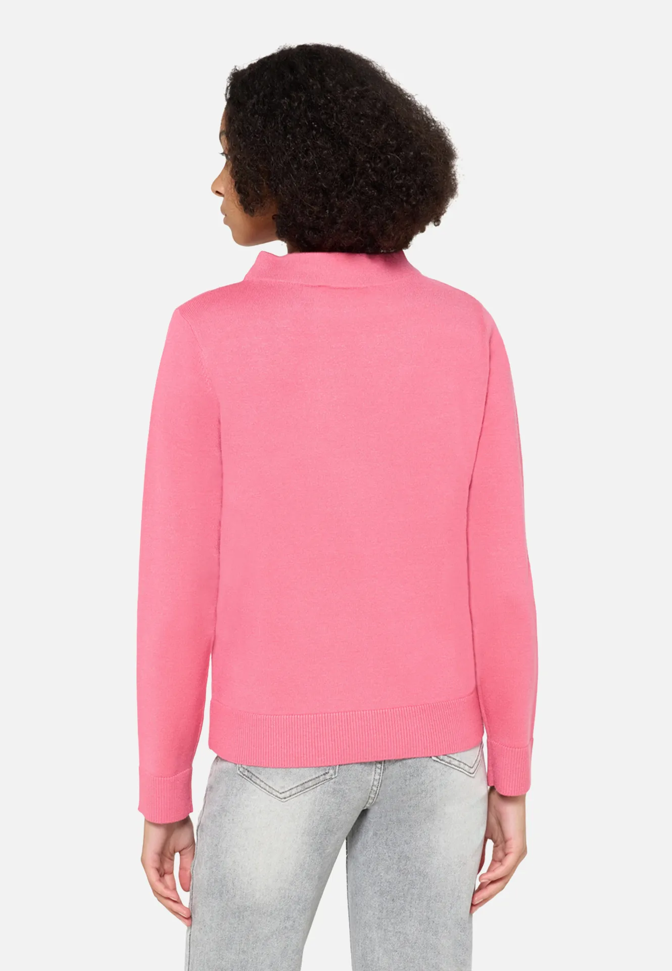 Strickpullover mit Stehkragen Strickpullover mit Stehkragen