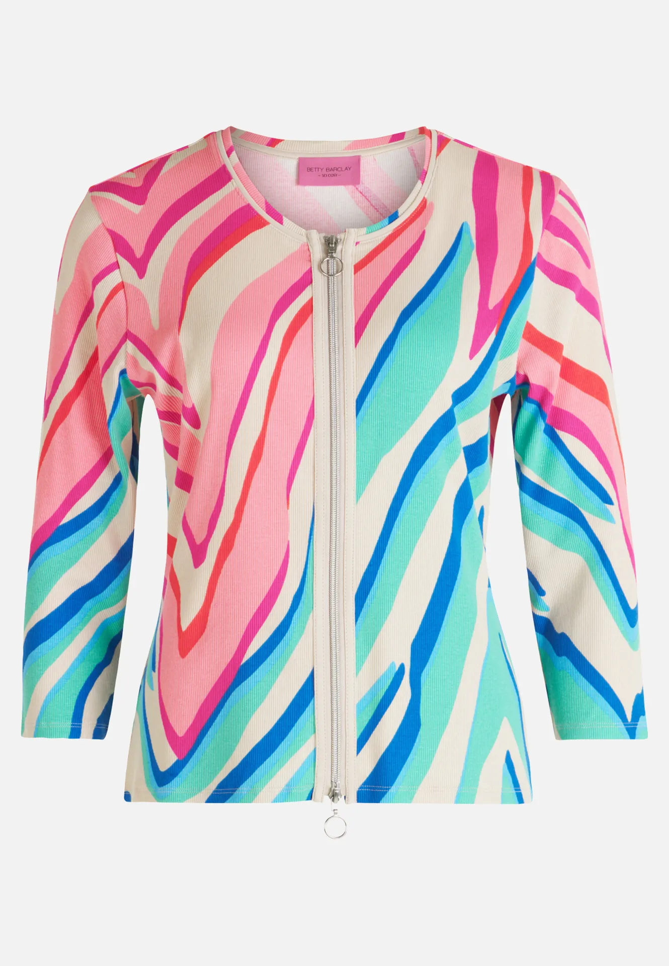 Shirtjacke mit Rippenstruktur – Bild 3