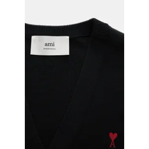 Ami Paris - Herren - Merino Cardigan schwarz
