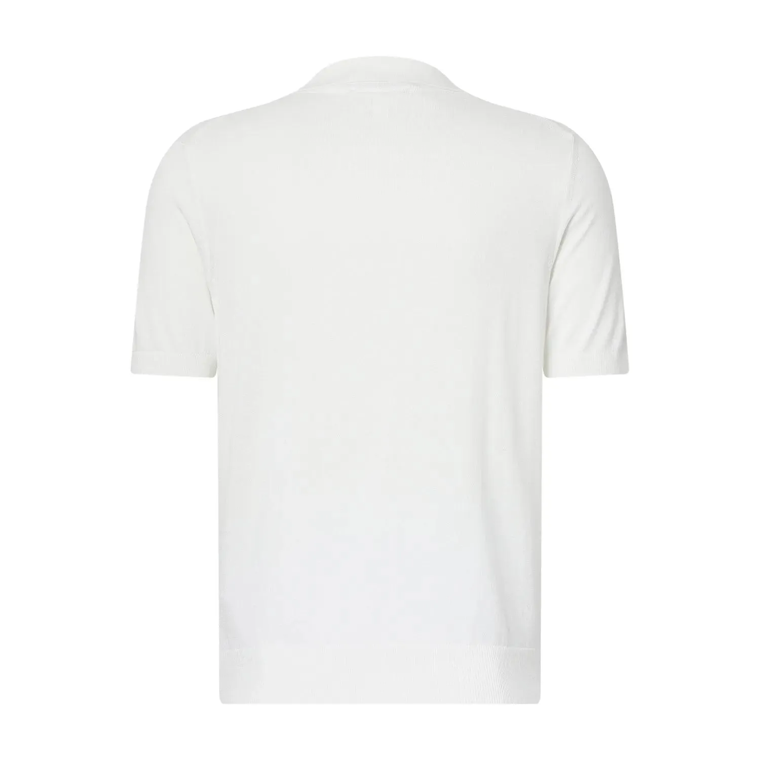 Canali - Poloshirt aus Baumwollmix - Größe 48 - blau – Bild 3