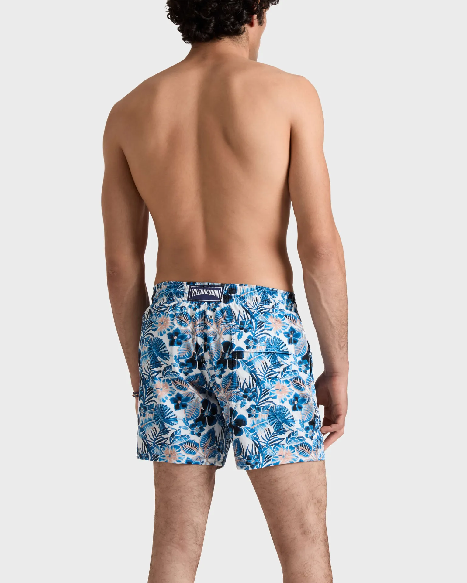Vilebrequin - Kurze Island Flowers Stretch-badeshorts Für Herren - Bademode - Monrise - Weiss - Größe XXL – Bild 4
