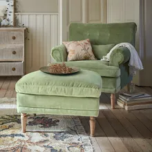 Sessel mit Hocker Éclat Émeraude Sessel mit Hocker Éclat Émeraude