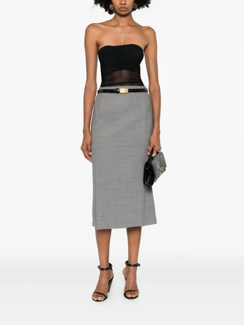 Amazuin - Ruched Black Bodysuit - Größe ONE SIZE - schwarz – Bild 2